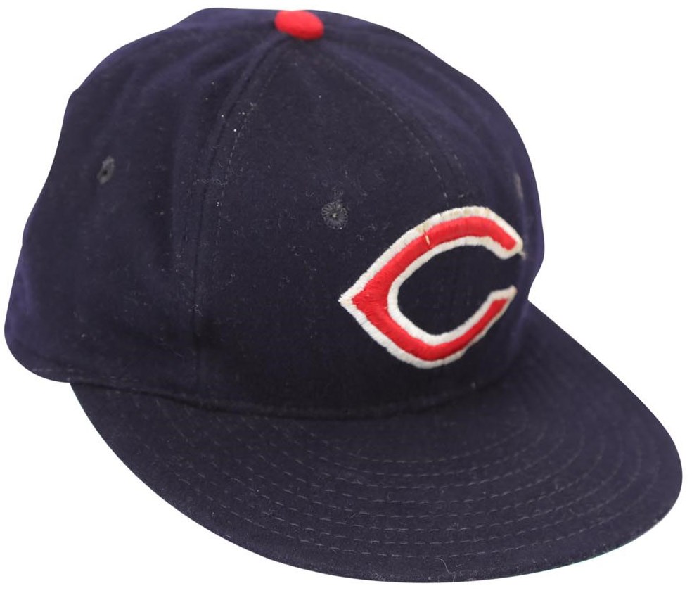 - 1960 Harvey Kuenn Cleveland Indians Signed Game Used Hat