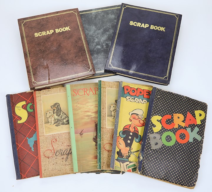 - Nice Collection of Vintage Baseball Scrap Books (12)
