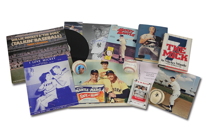 - Mickey Mantle Collection with Number "7" Autographs (15+)