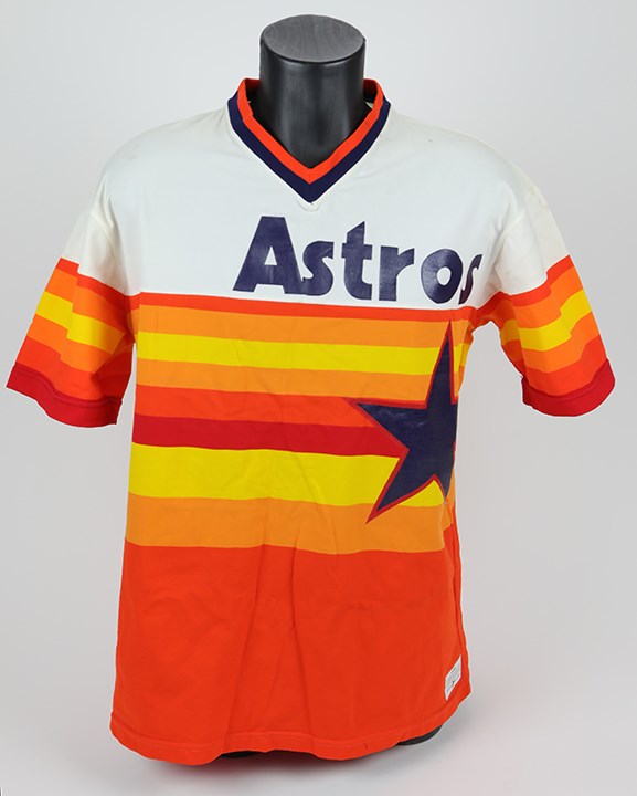 - 1980's Houston Astros Blank Rainbow Jersey