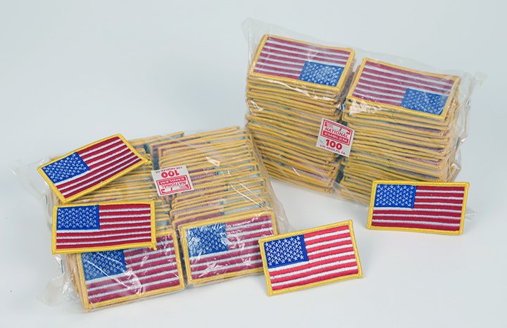 - 2001 Unused American Flag Patches (150+)