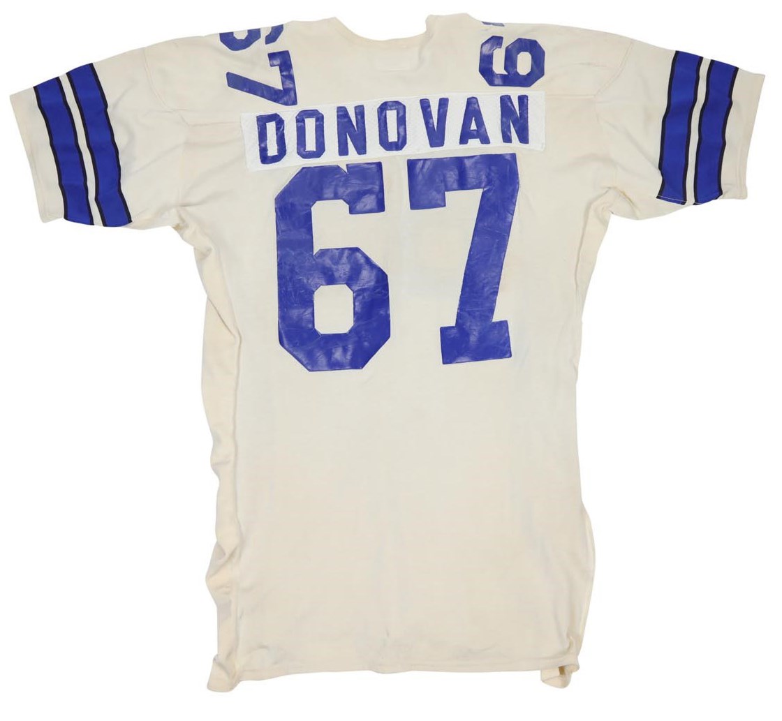 - Mid-70s Pat Donovan Dallas Cowboys Game Worn Jersey
