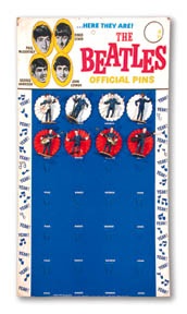 - The Beatles Pin Display