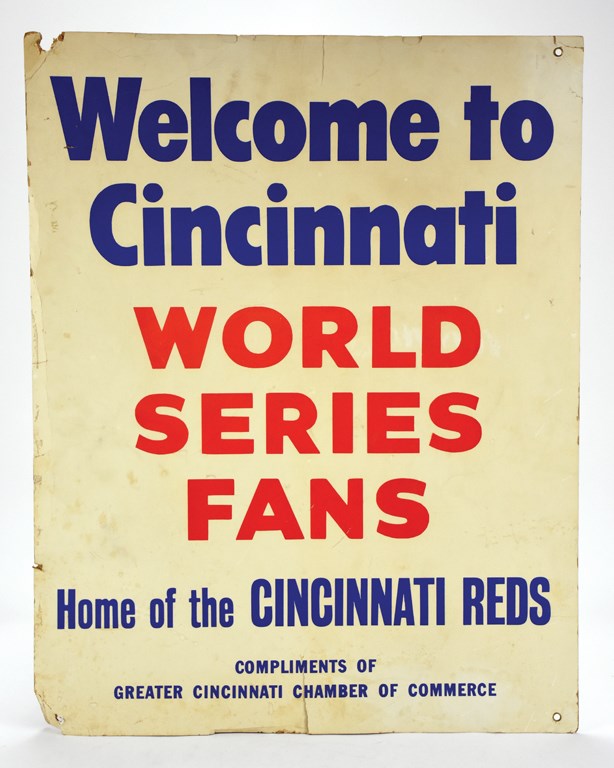 - 1961 Cincinnati Reds World Series Sign