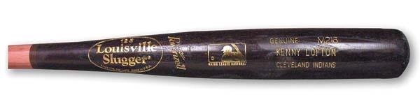 - 2000 Kenny Lofton Game Used Bat (33.5”).