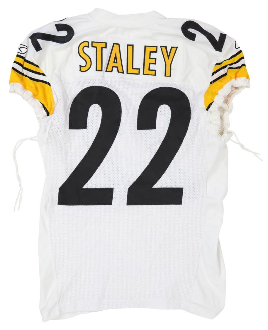 - 2004 Duce Staley Game Worn Pittsburgh Steelers Jersey (Steelers COA)