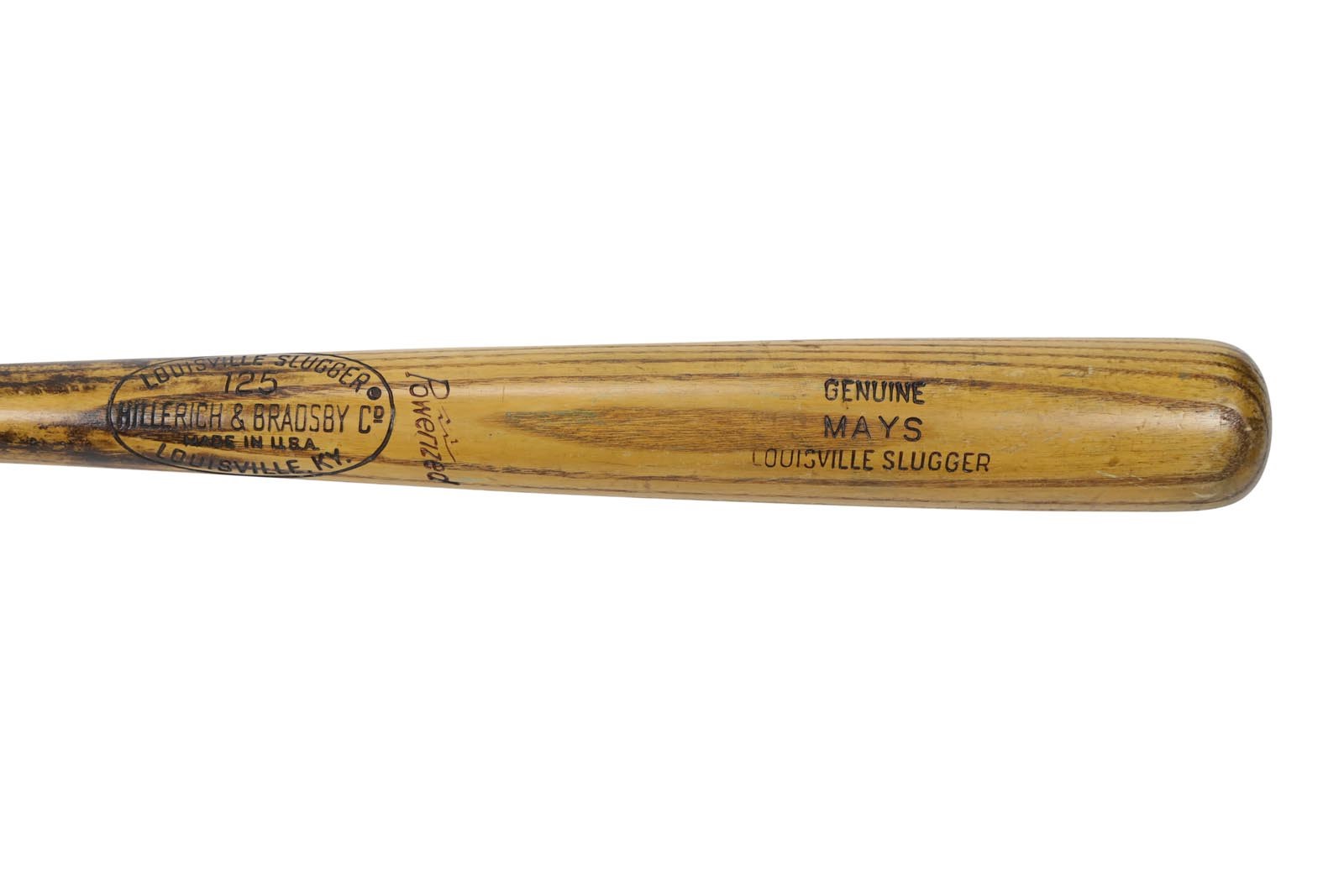 Baseball Equipment - 1965-68 Willie Mays Game Used Bat (PSA 8)