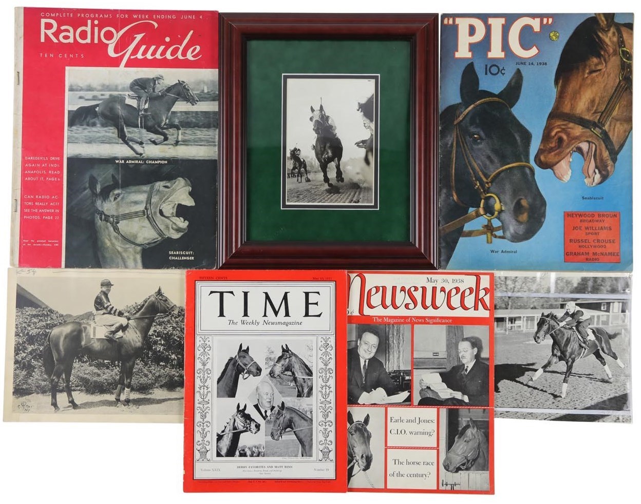 - 1938 War Admiral vs. Seabiscuit Match Race Collection (13)