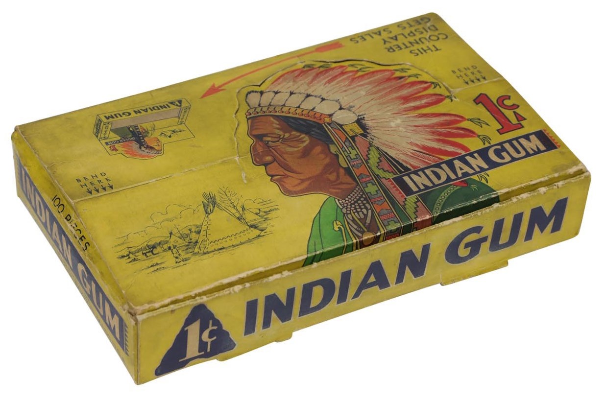 - 1933 Goudey Indian Gum R73 Display Box