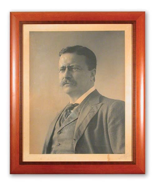 - 1909 Teddy Roosevelt Large Photograph (21x25" framed)