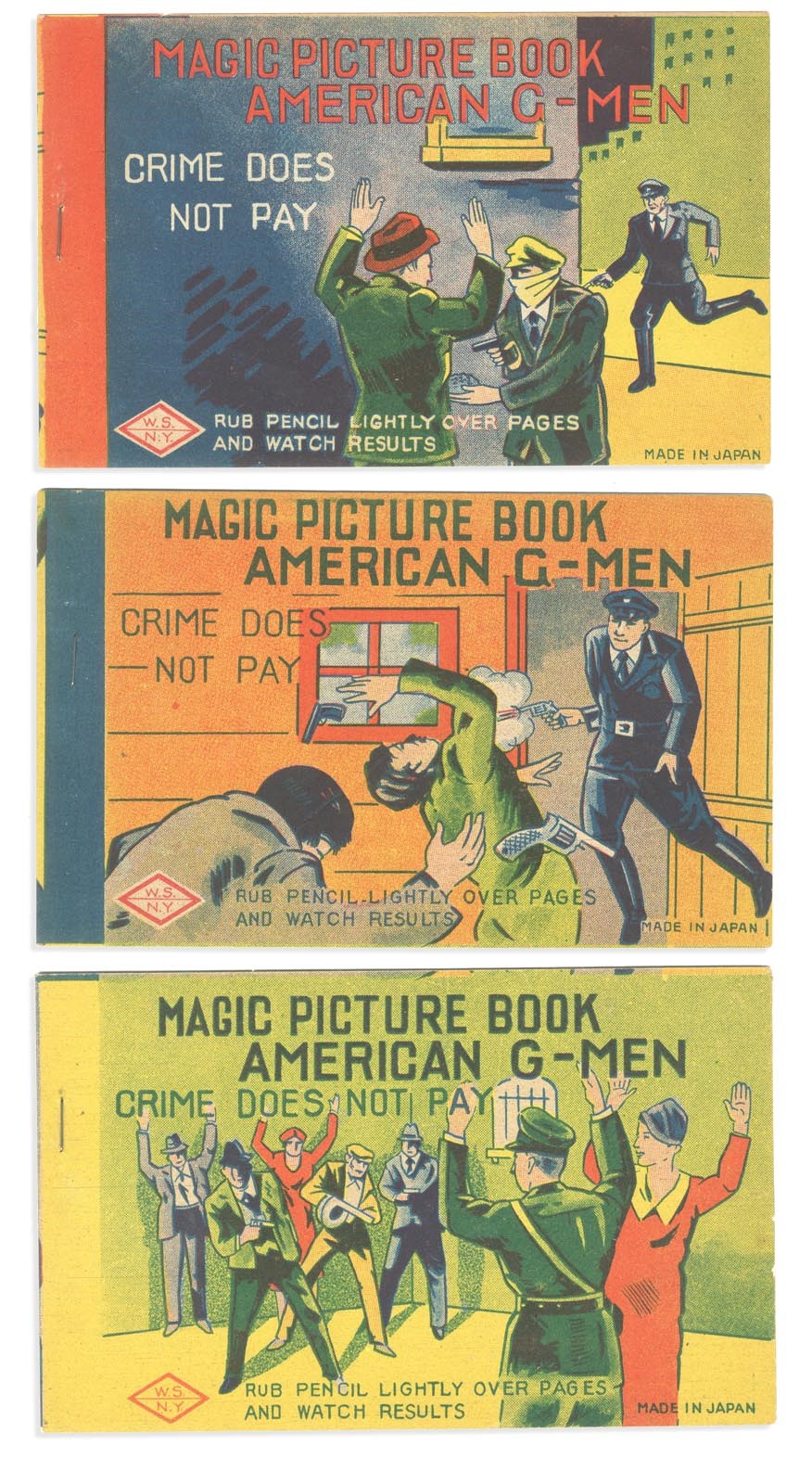 Non Sports Cards - 1930s G-Men Picture Books (3)