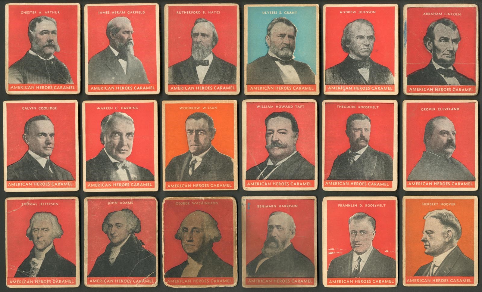 Non Sports Cards - 1932 U.S. Caramel Presidents R114 Near Set 30/31