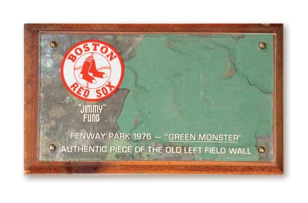 - Fenway Park Piece of the Green Monster (5x3")