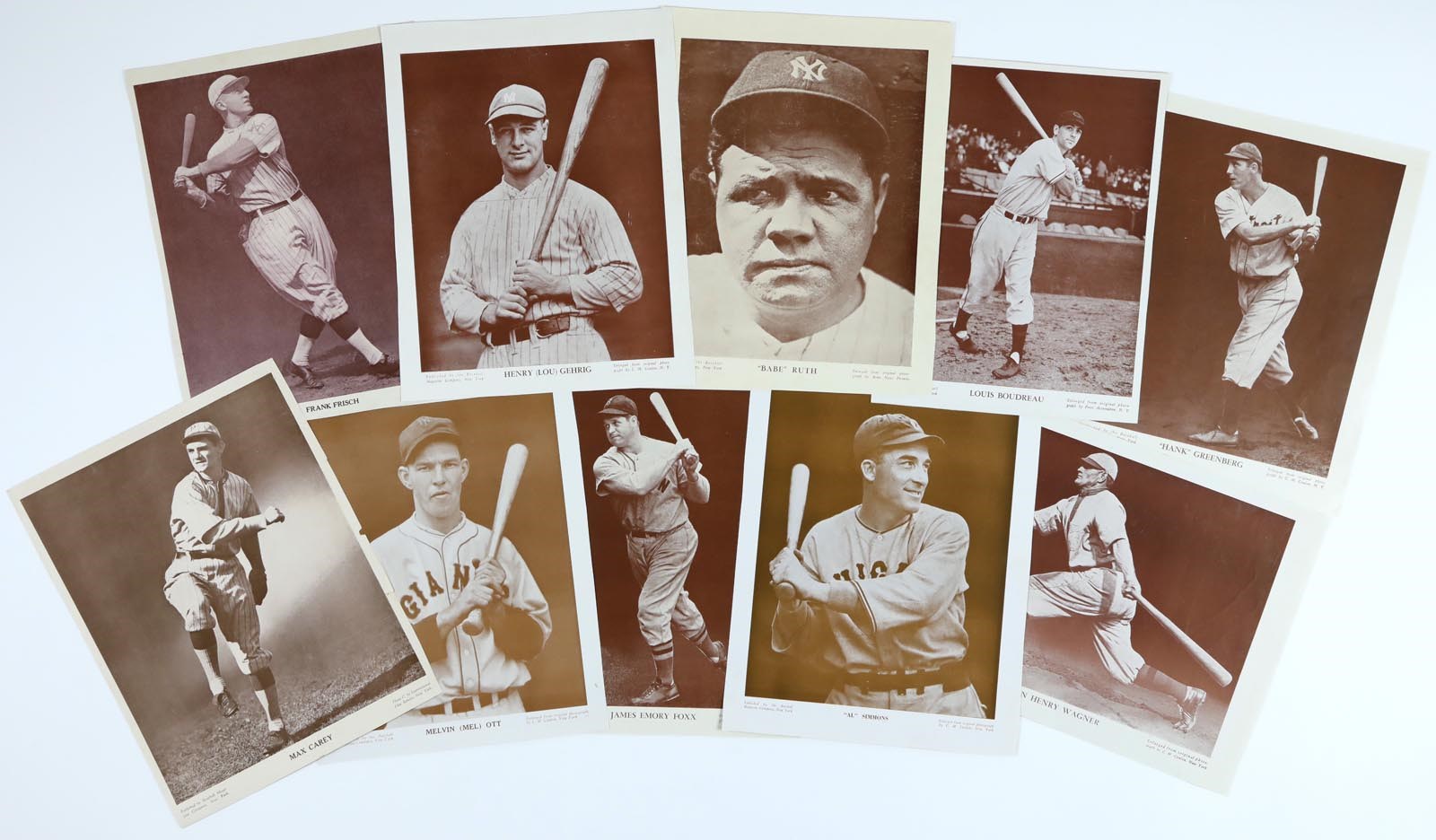 High Grade 1920's-40's Baseball Magazine Magazine Premiums w/Ruth, Gehrig, Fox (42)