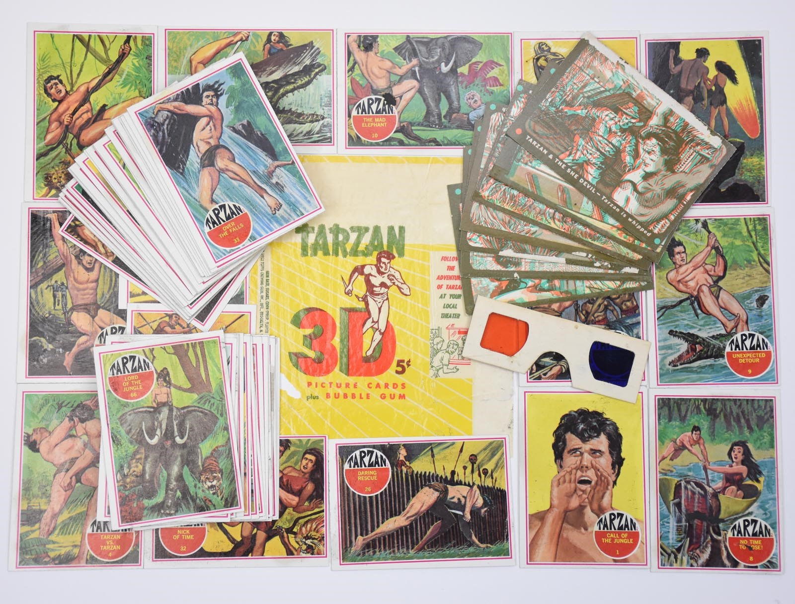 - 1953 & 1966 Topps Tarzan Collection from Fleer Archive