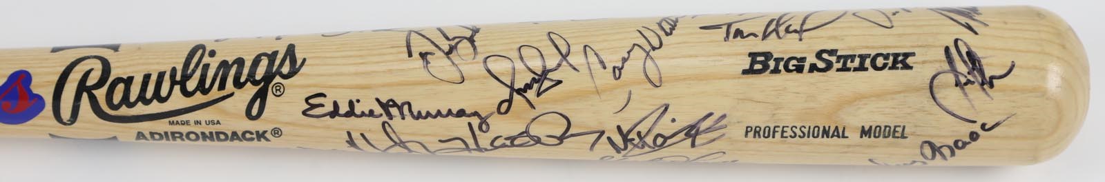 Baseball Autographs - 1997 Cleveland Indians Signed Bat