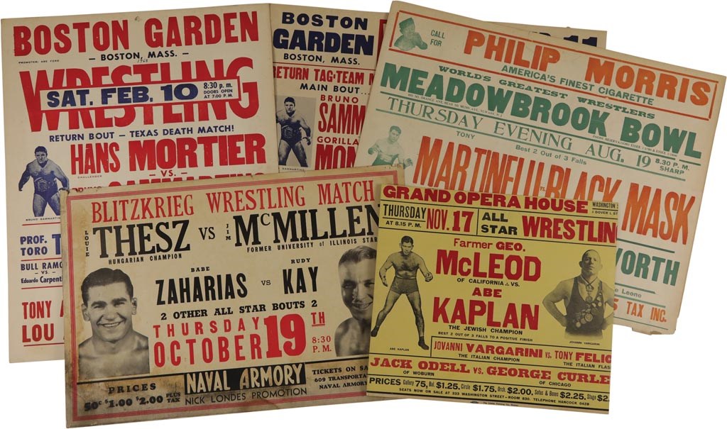 - Wrestling Poster Collection Through the Ages (5)