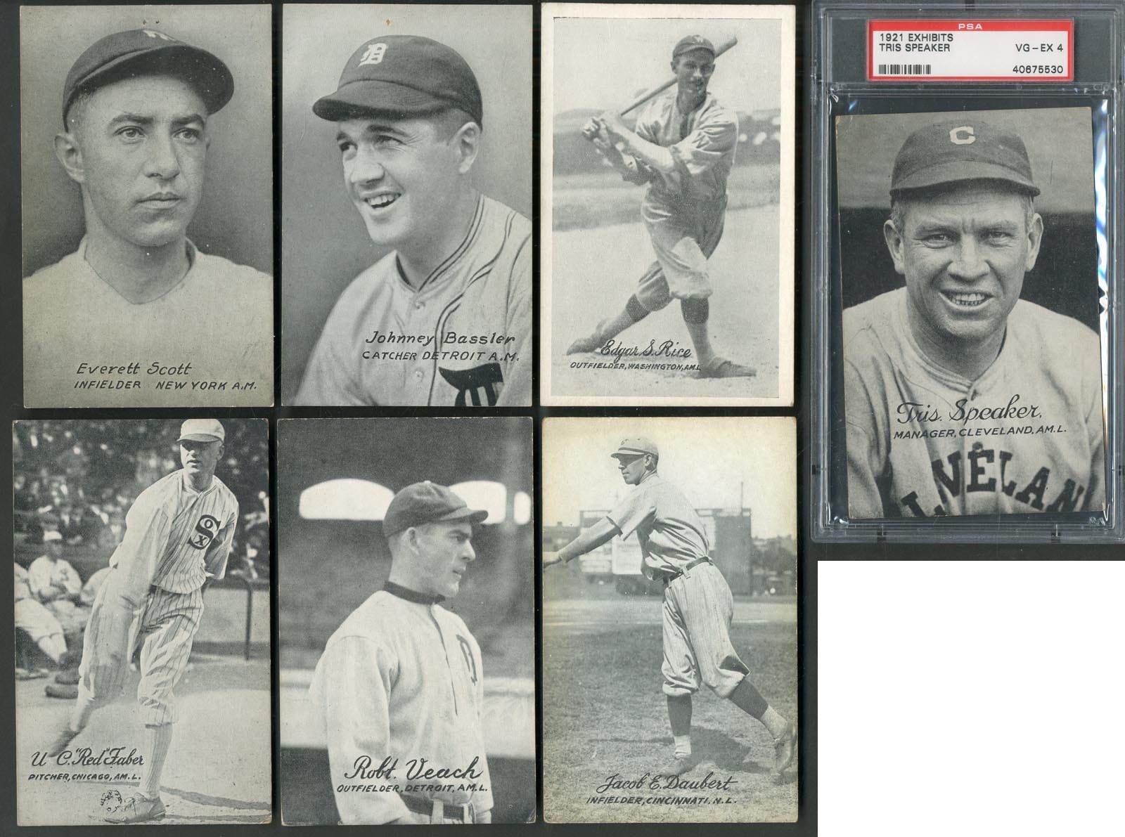 - 1921-22 Baseball Exhibit Card Collection (27)