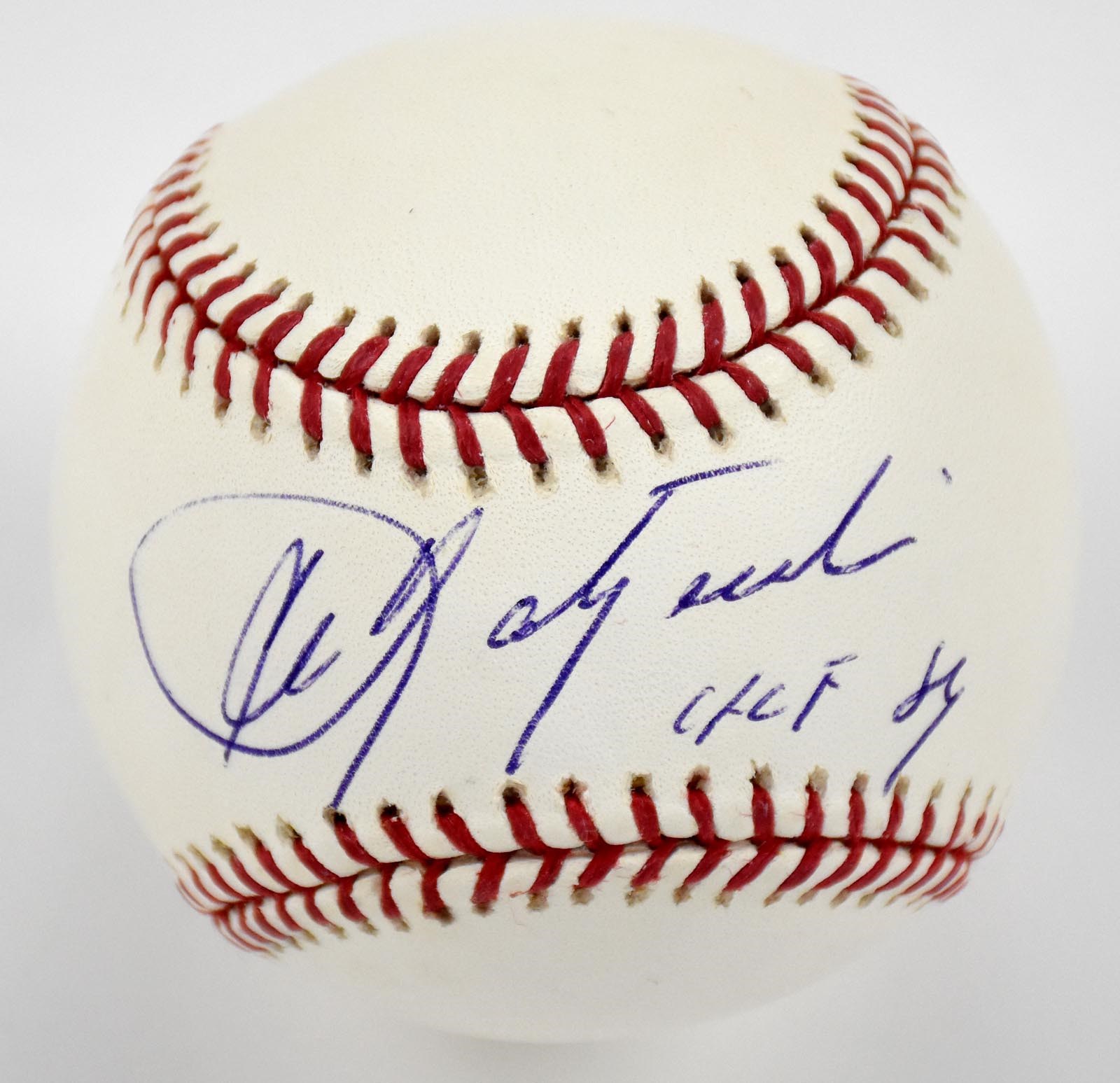 Baseball Autographs - Carl Yastrzemski "HOF 89" Single Signed Baseball (Steiner)