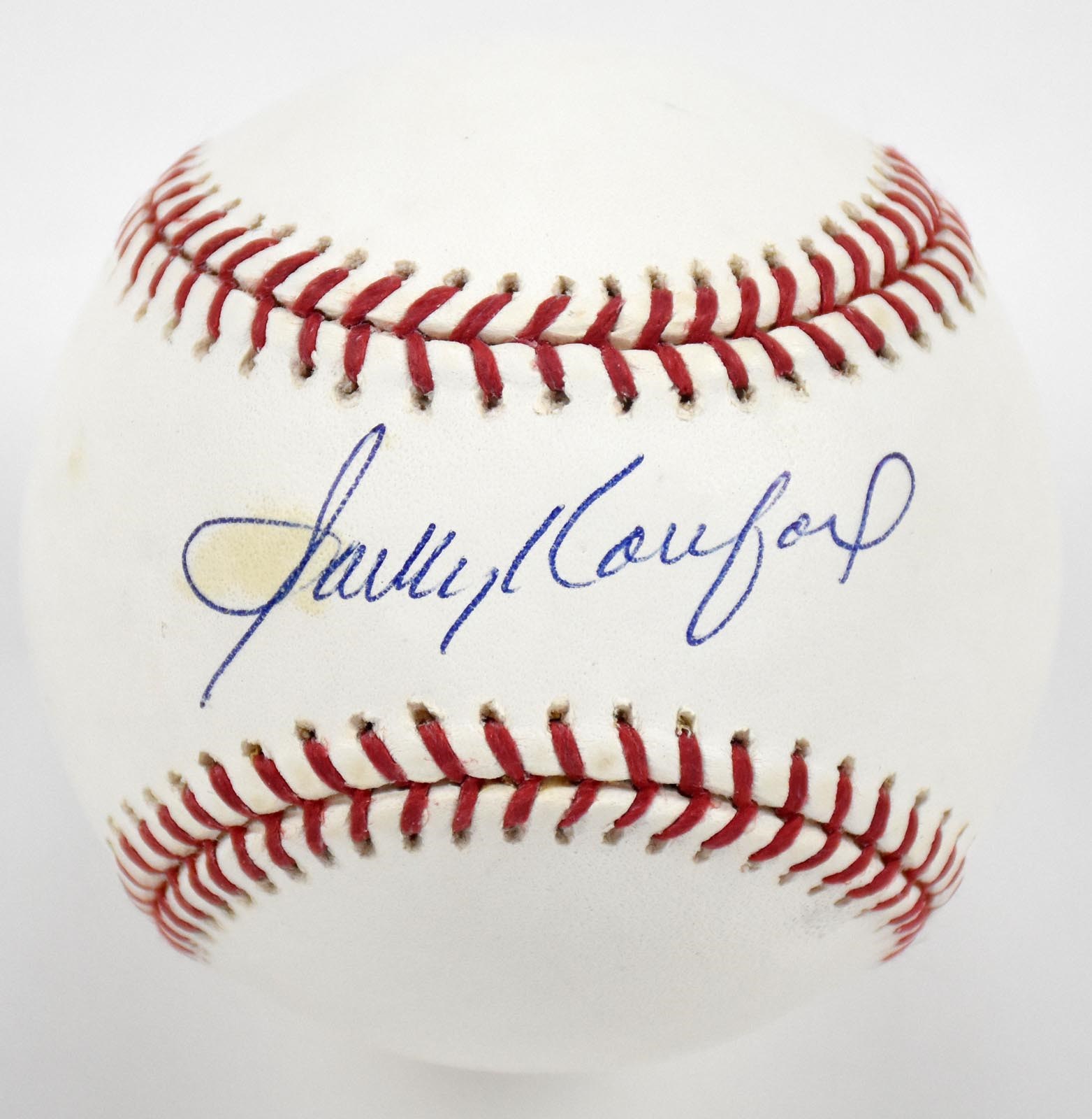 Baseball Autographs - Sandy Koufax Single Signed Baseball (MLB Holo & Steiner)