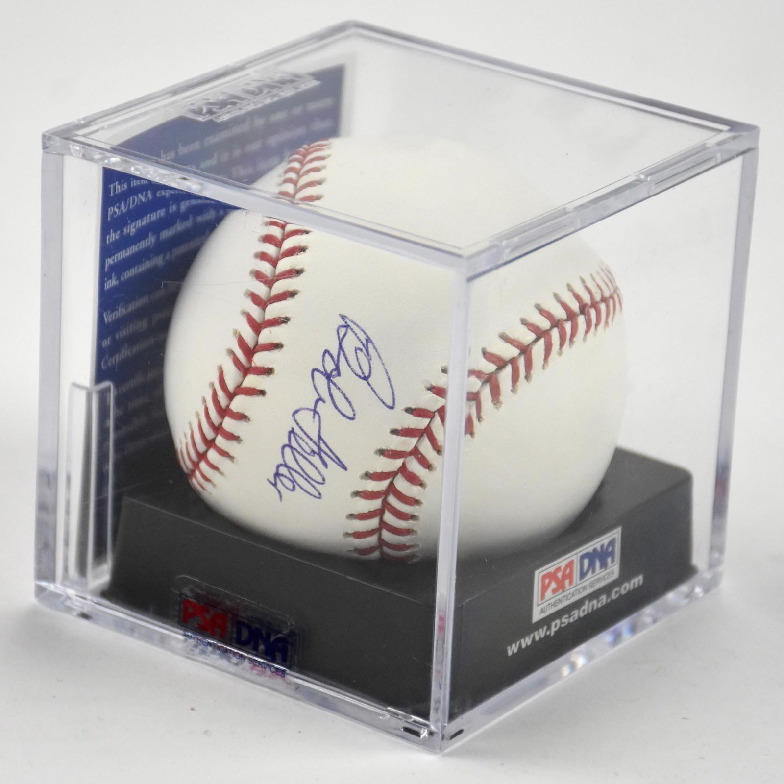 Baseball Autographs - Bob Feller Single Signed PSA Graded Baseball (PSA MINT+ 9.5)