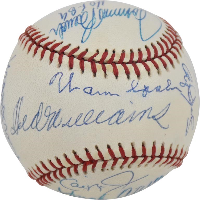 - 20th Century "All American Team" Signed Baseball