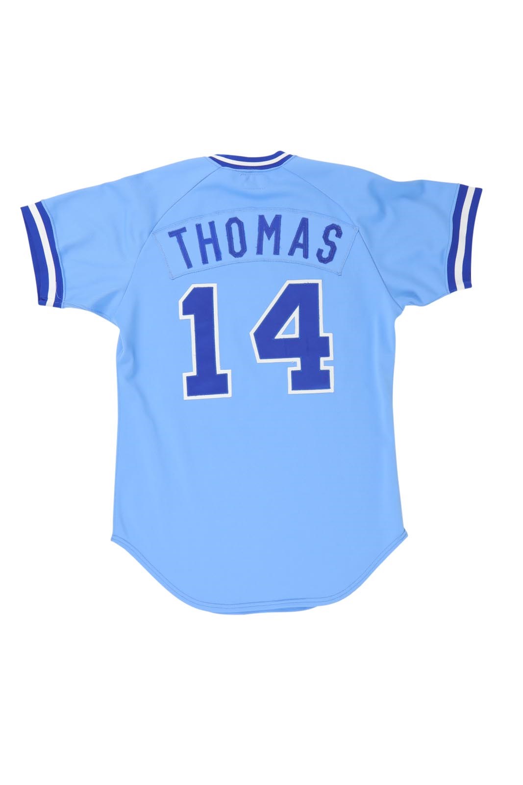 Baseball Equipment - 1985 Andres Thomas Game Worn Atlanta Braves Road Jersey