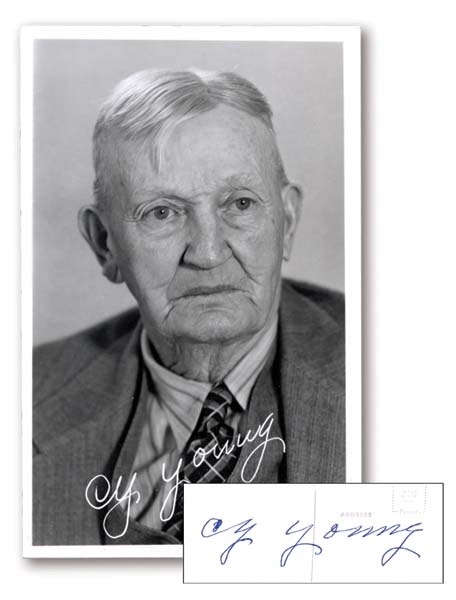 - Cy Young Signed Postcard