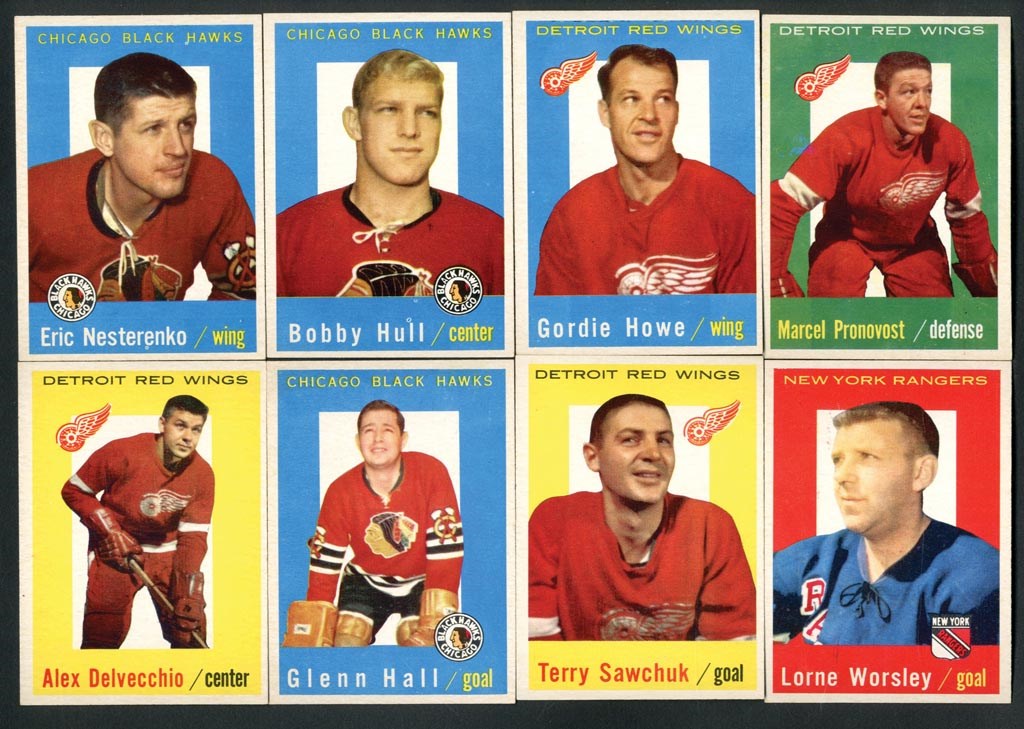 - 1959-60 Topps Hockey Complete Set (66)
