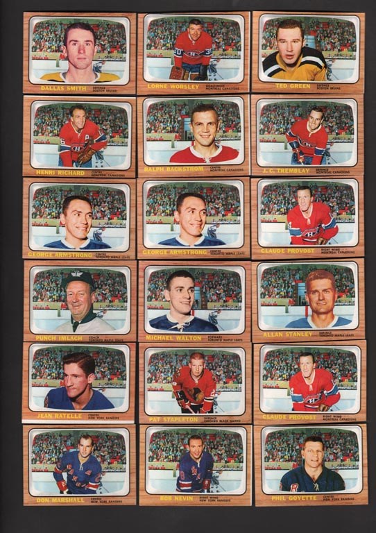 - 1966 Topps USA Test Hockey Card Collection (18)