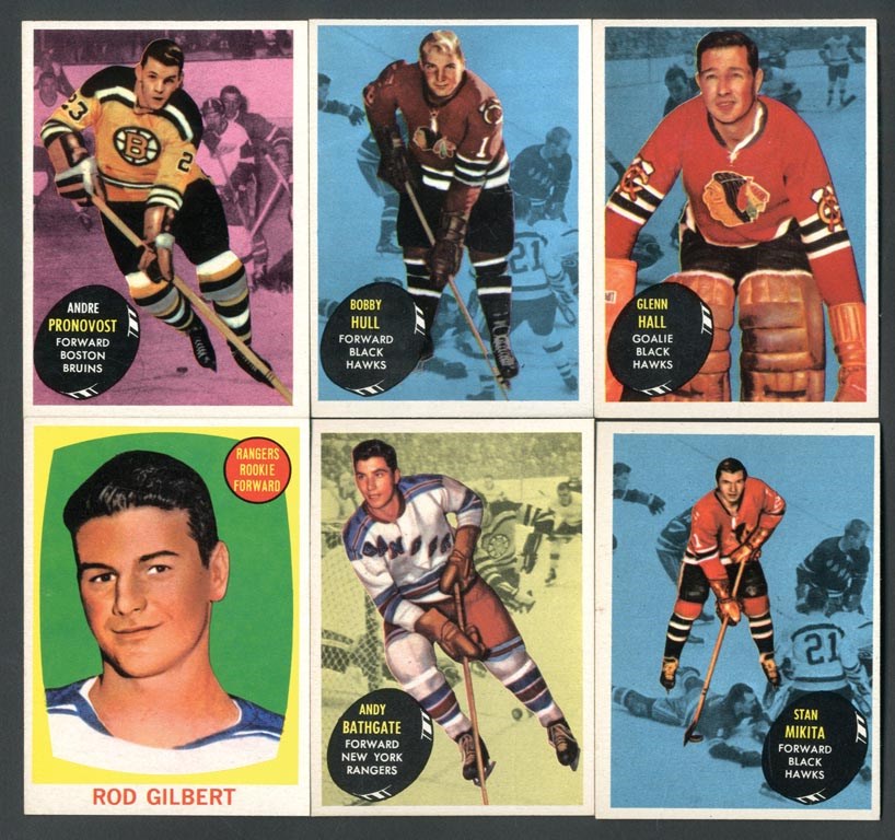 1961-62 Topps Hockey Near-Complete Set (65/66)