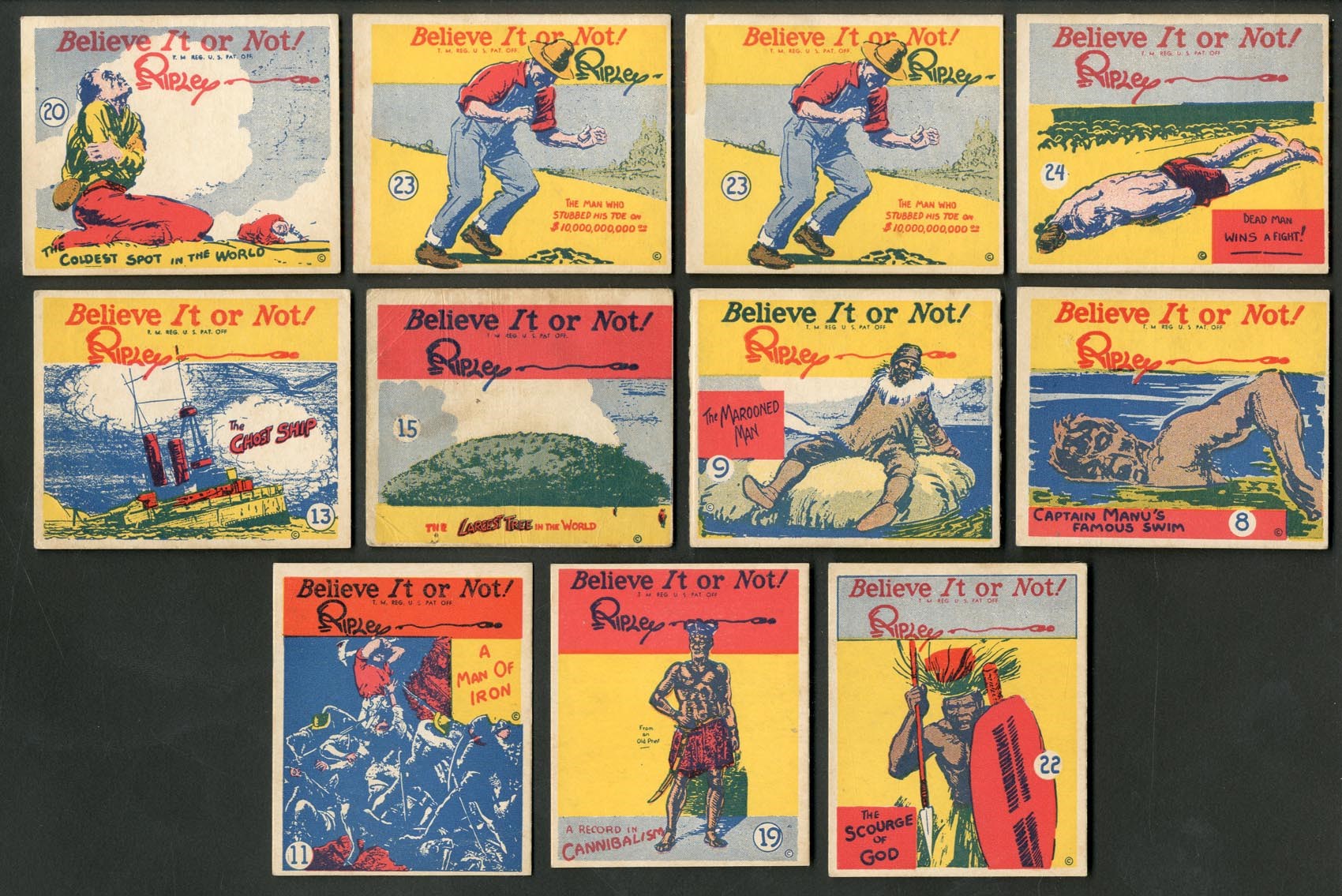 Non Sports Cards - 1937 Ripley’s Believe It Or Not Card Collection (11)