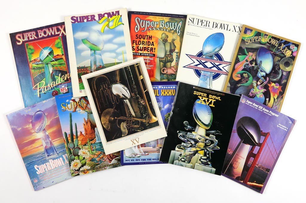 - Collection of Super Bowl Programs (22)