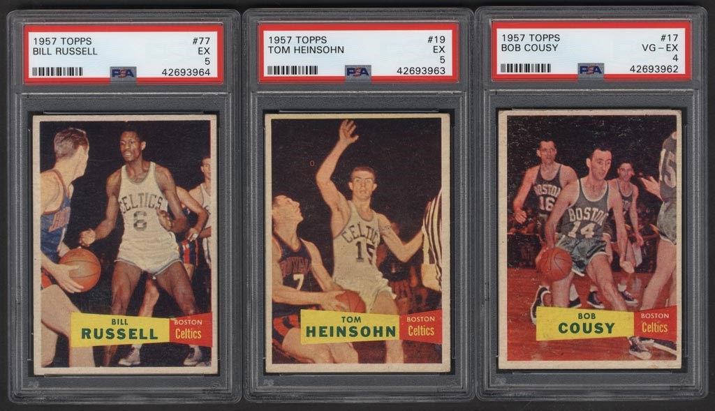 - 1957-58 Topps Basketball Cards w/PSA (50+)