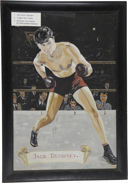- Jack Dempsey Original Painting by Ken Stowell