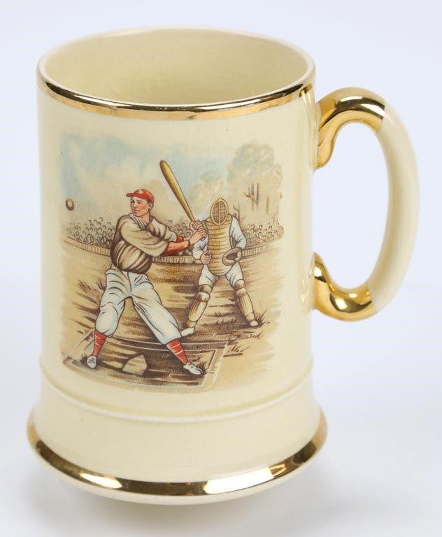 - 1950s Arthurwood Baseball Themed "Sports Series" Mug