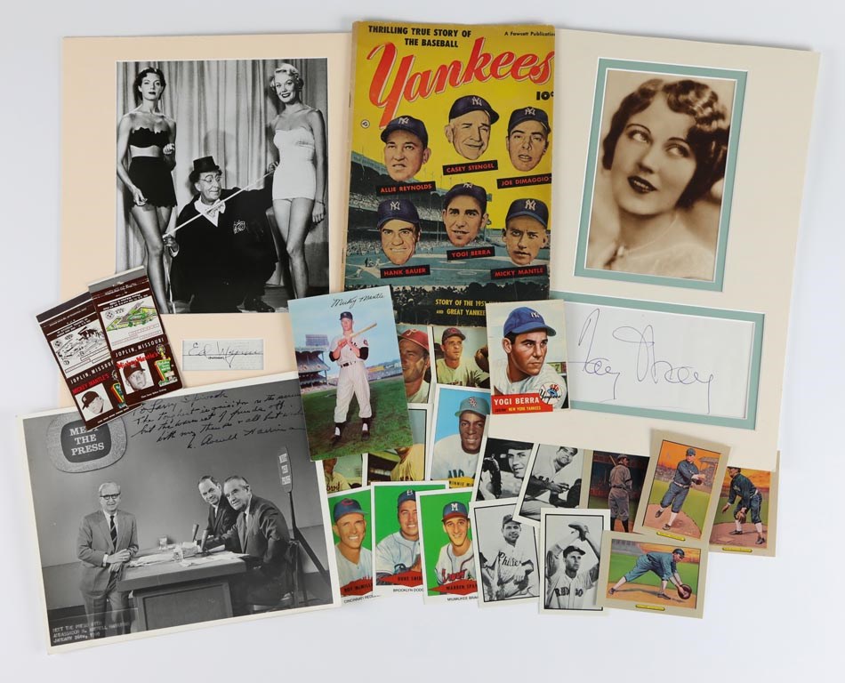 Baseball Autographs - Eclectic Collector's Vintage and Modern Stash (60+)