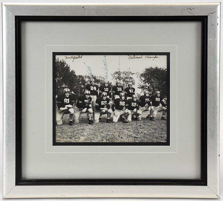 - 1945 Army National Championship Team Signed Photo (PSA/DNA)