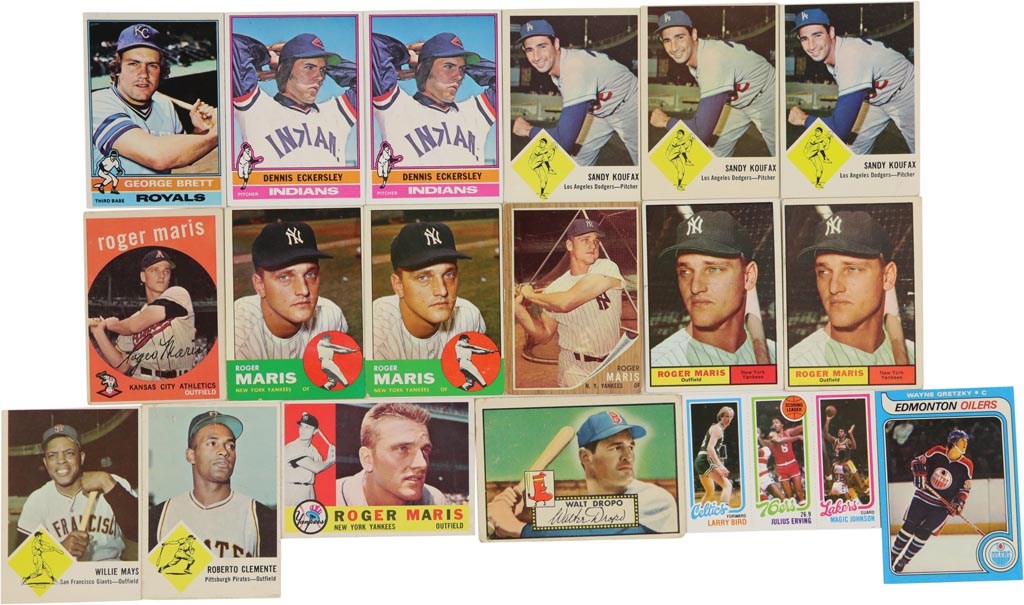 - 1950s-70s Topps & More Multi-Sport Collection w/Rookies & HOFers (165+)
