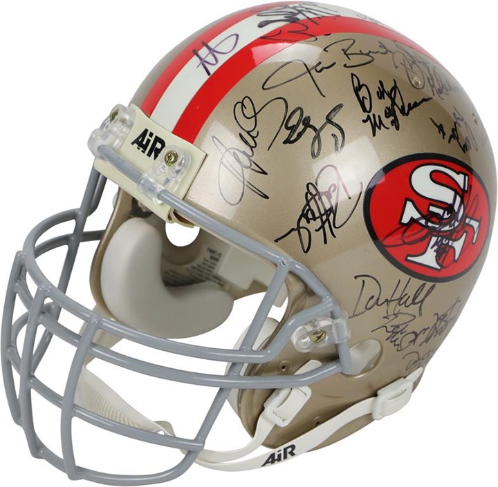 - Golden Age San Francisco 49ers Signed Helmet