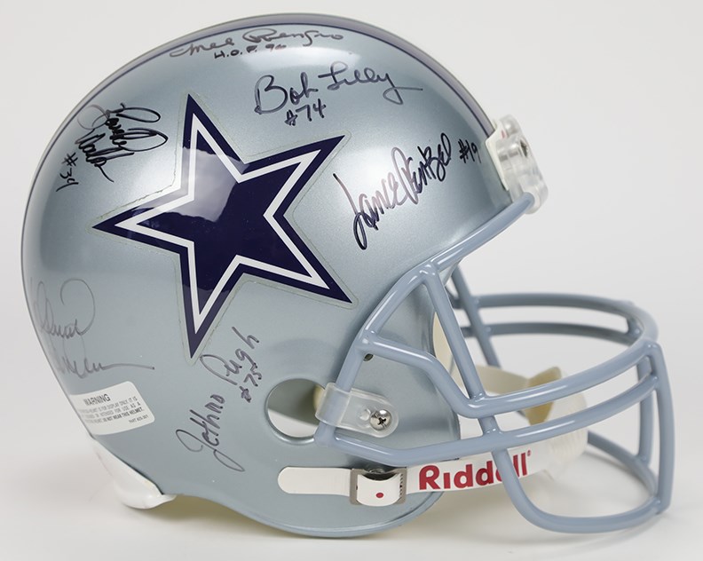 - Dallas Cowboys Greats Signed Helmet (14)