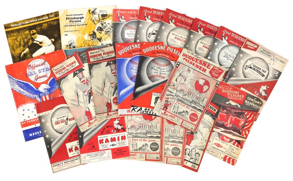 1930's - 1970's Pittsburgh Pirates Programs (25+)
