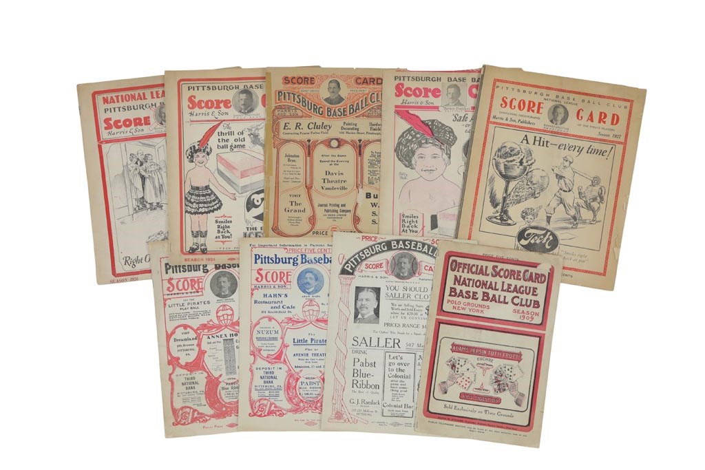 - 1900s-1920s Pittsburgh Pirates Game Programs (9)