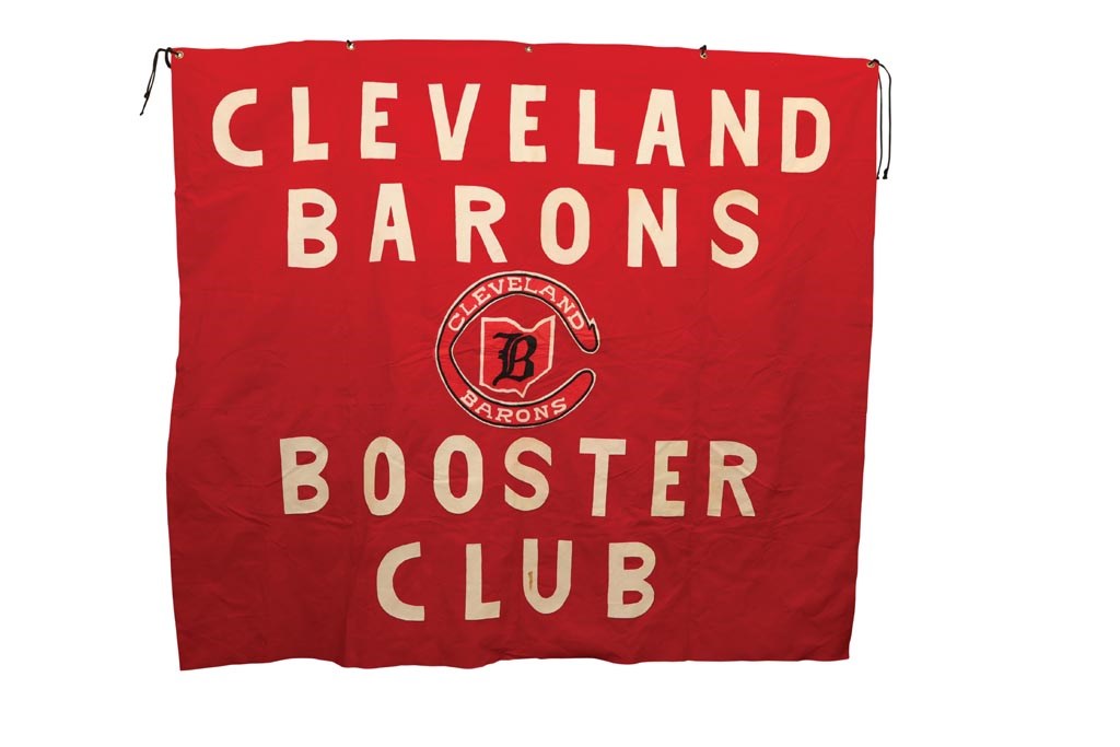 - Original Cleveland Barons Booster Club Arena Banner