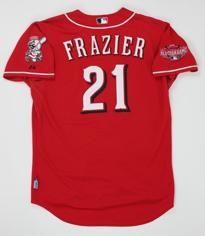 - 9/27/15 Todd Frazier Cincinnati Reds Game Worn Jersey (MLB Holo)