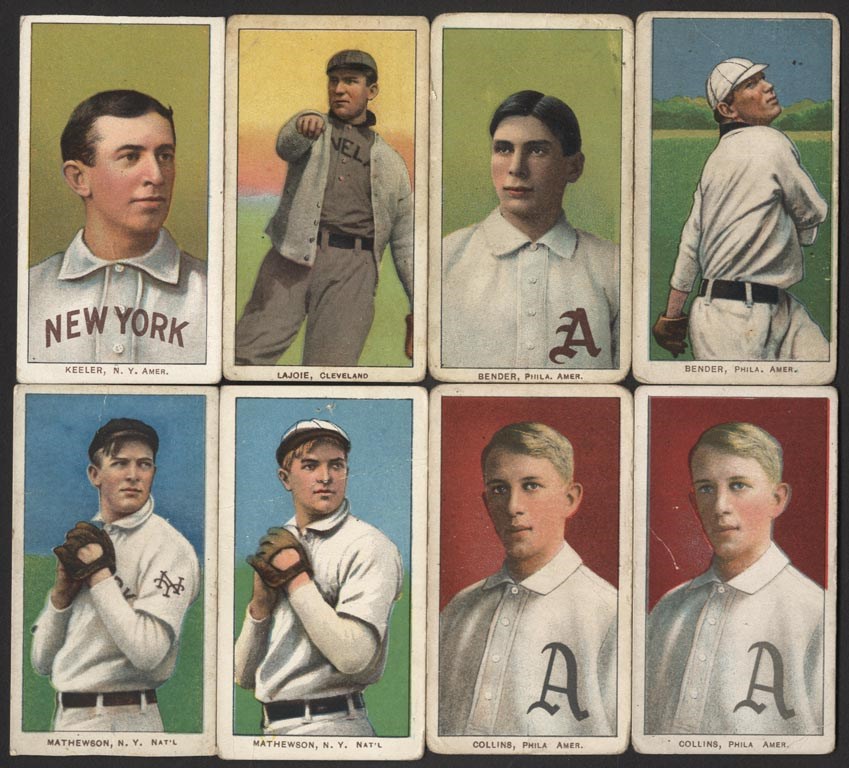 - 1909-11 T206 Major Hall of Famer Collection (8)