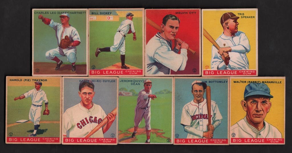 - 1933 Goudey Hall of Famer Collection (55+)