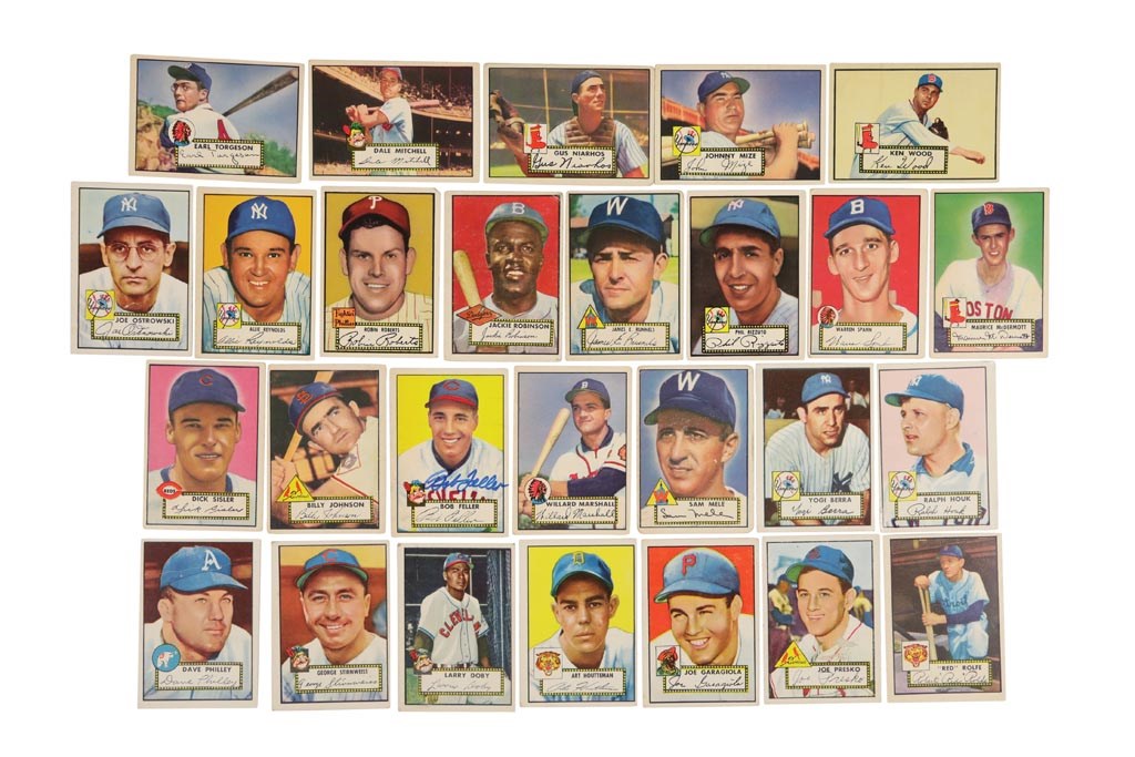 - 1952 Topps Collection w/Robinson & Berra RC (25+)