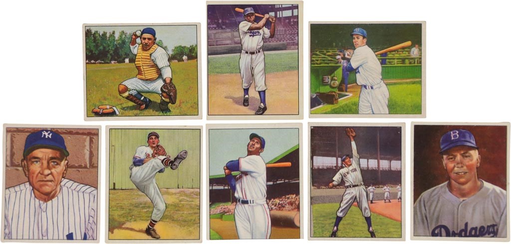 1950 Bowman Baseball Near-Complete Set (250/252)