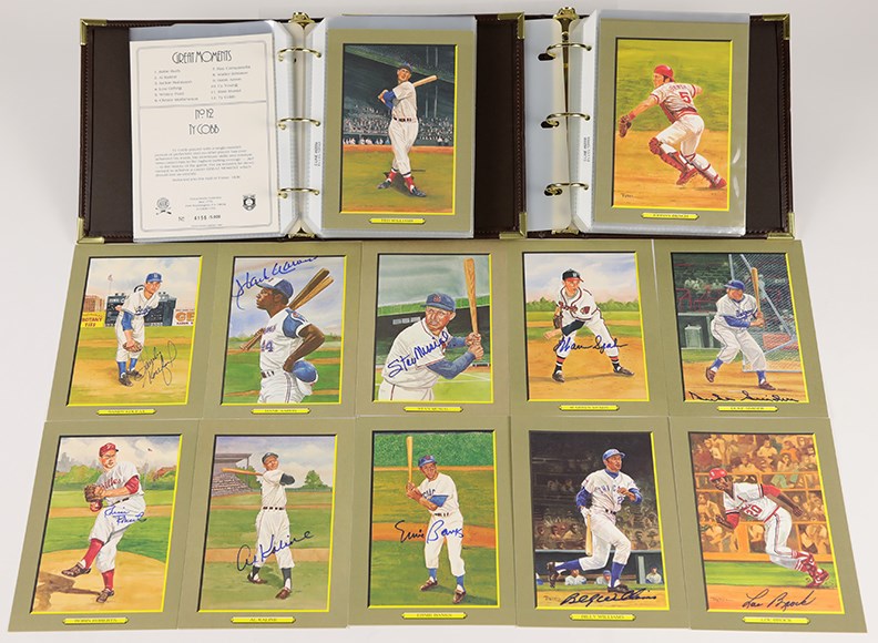 Baseball Autographs - 1985-93 Perez Steele Greatest Moments Series 1-8 Complete Set w/Ten Signed
